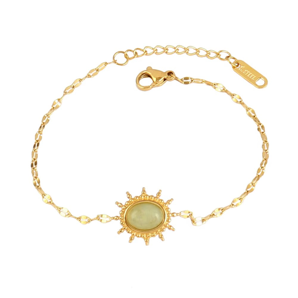 Celestial Sunburst Turquoise Bracelet