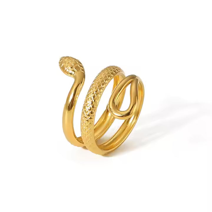 Eternal Serpent Adjustable Ring