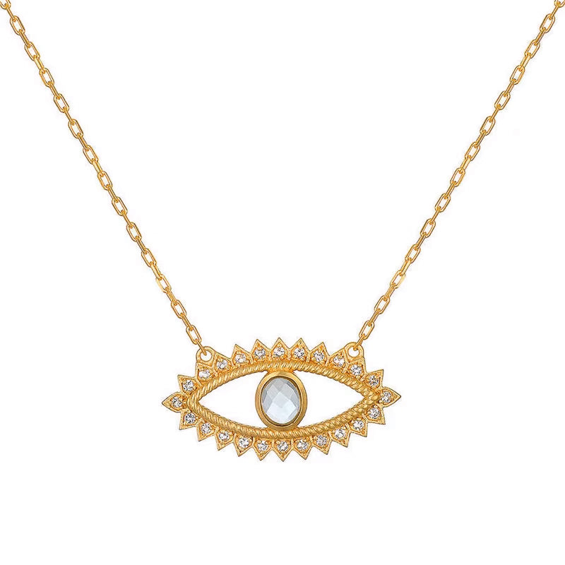 Intuition Guide Evil Eye Necklace