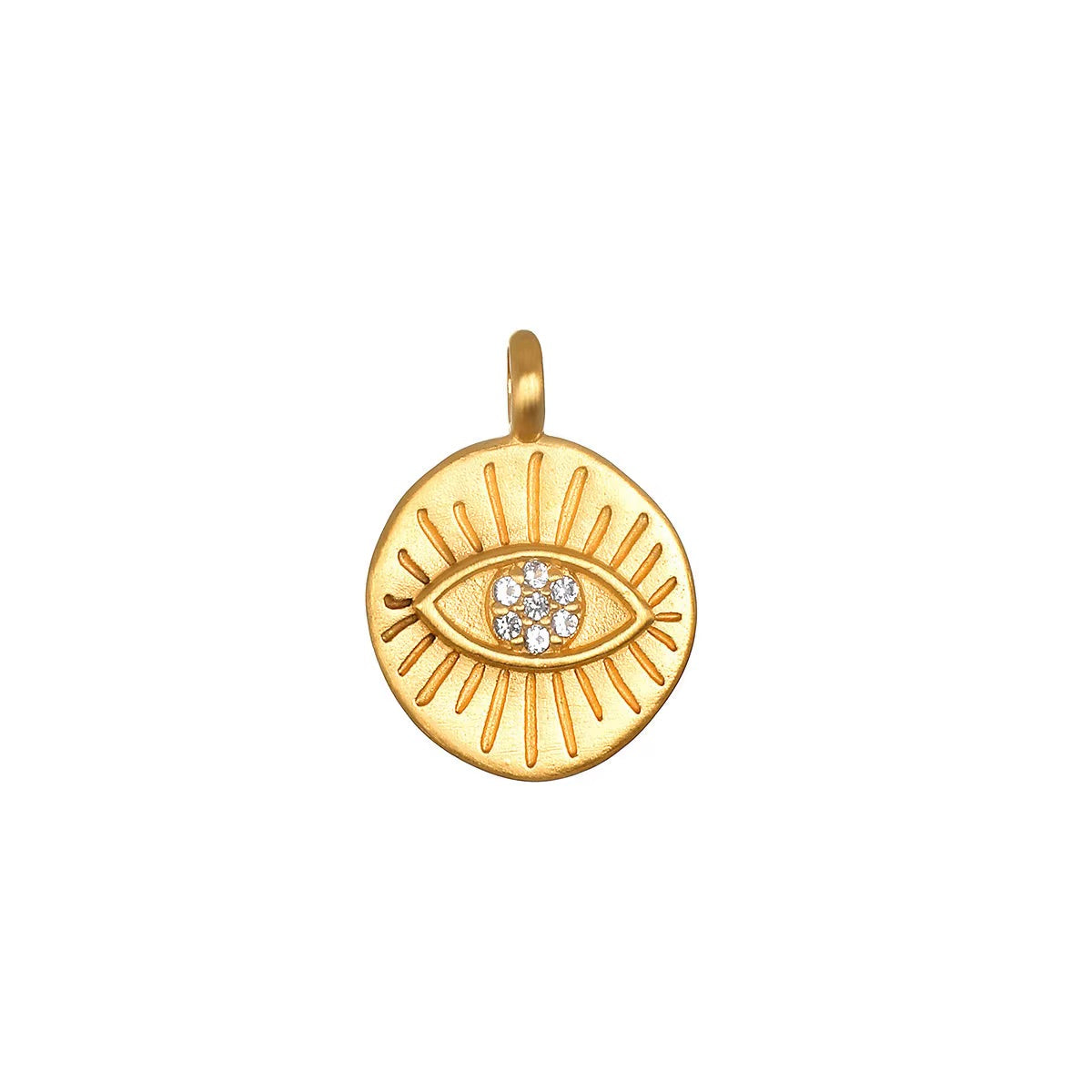 Golden Guardian Eye Charm