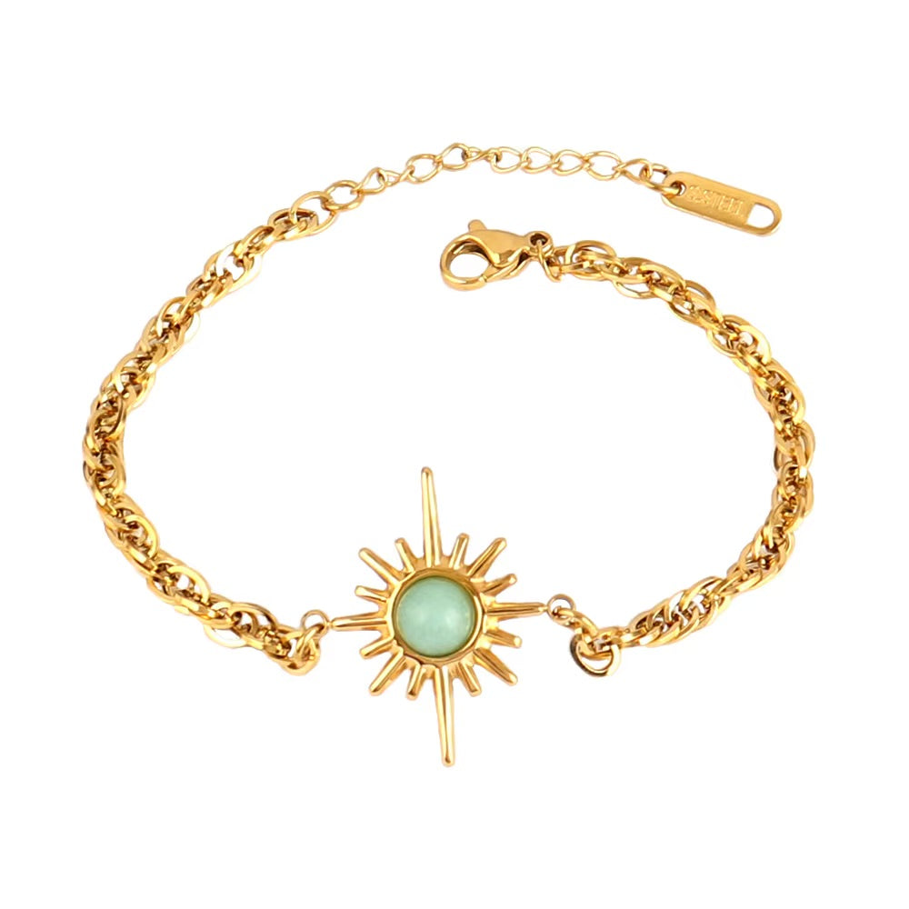 Serene Turquoise Starburst Bracelet