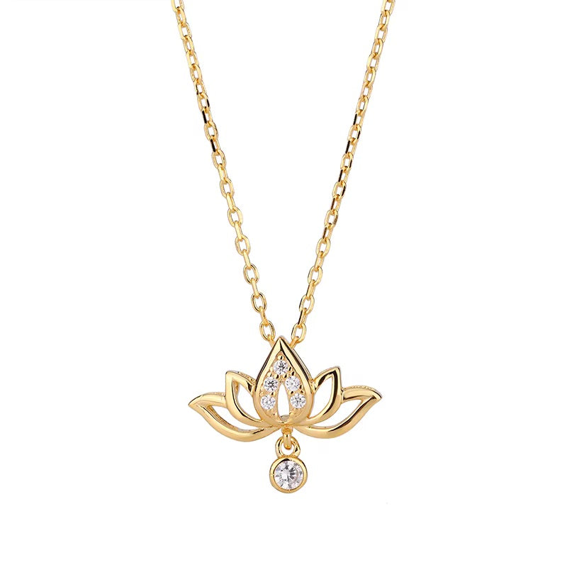 Divine Blossom Lotus Necklace
