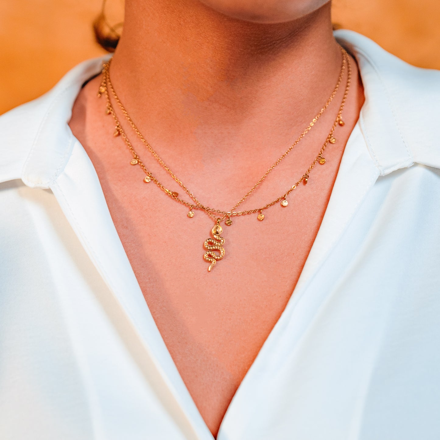 Eternal Essence Serpent Necklace