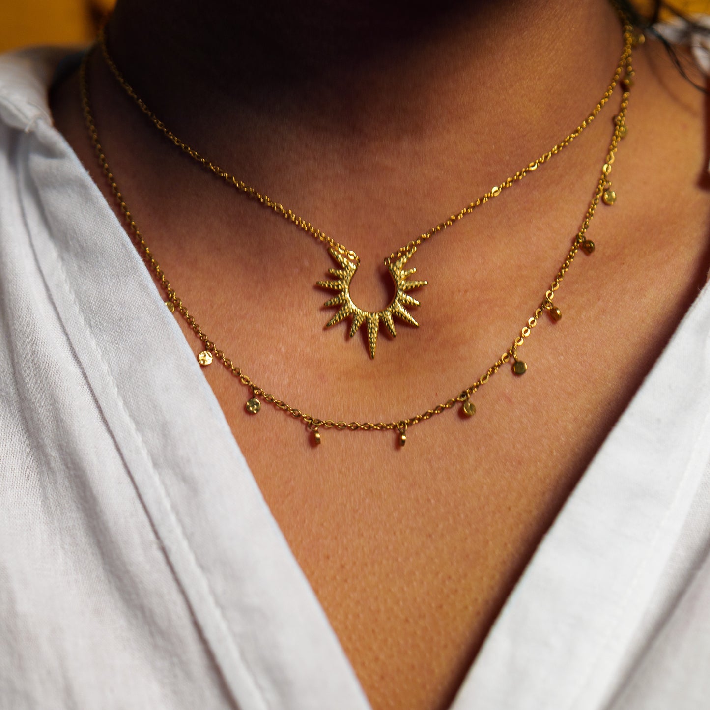 Radiant Rise Sunburst Necklace