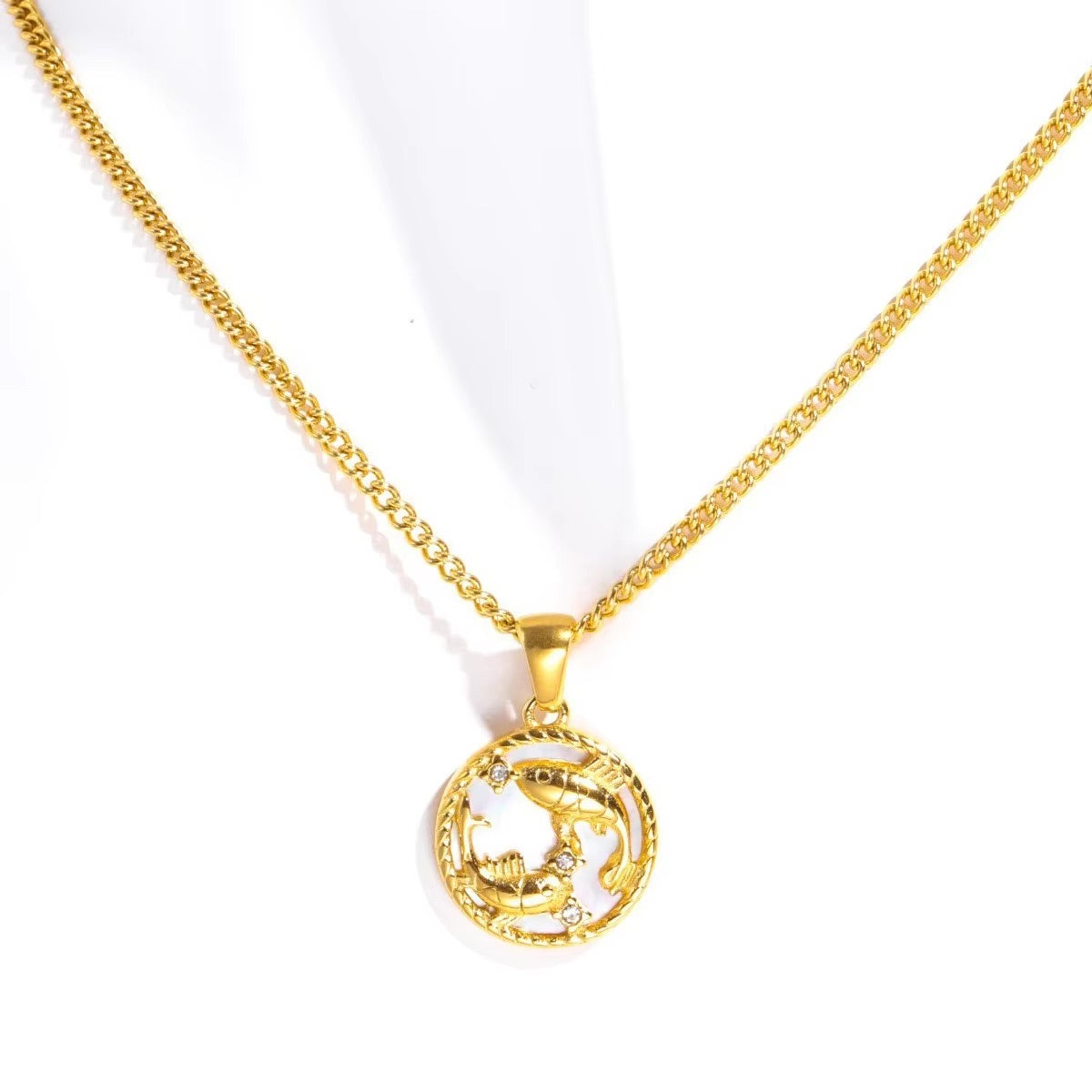 Ethereal Tide Pisces Necklace