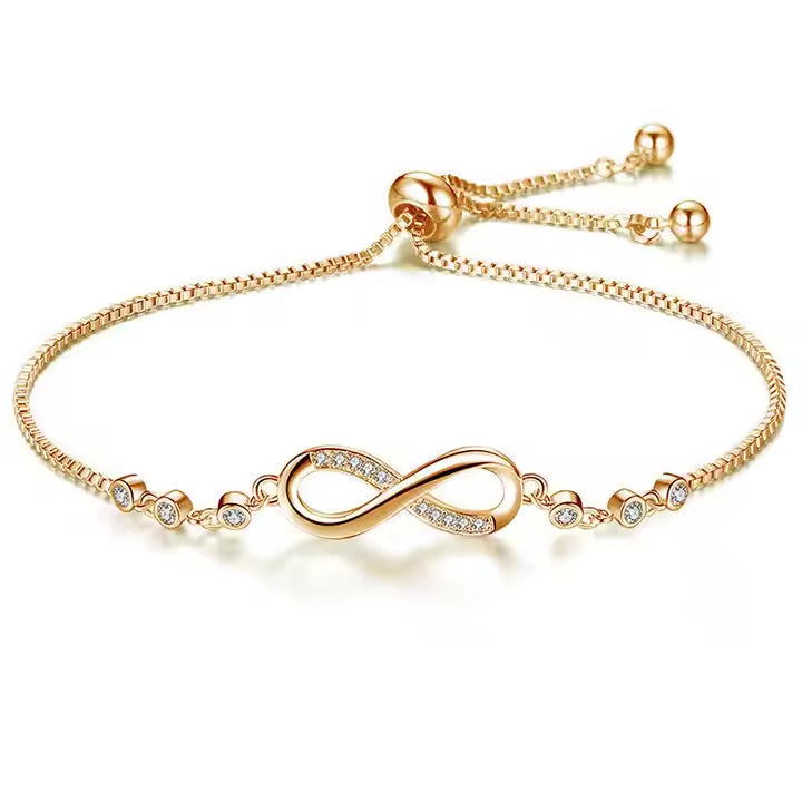 Timeless Infinity Adjustable Anklet
