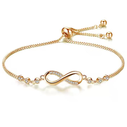 Timeless Infinity Adjustable Anklet