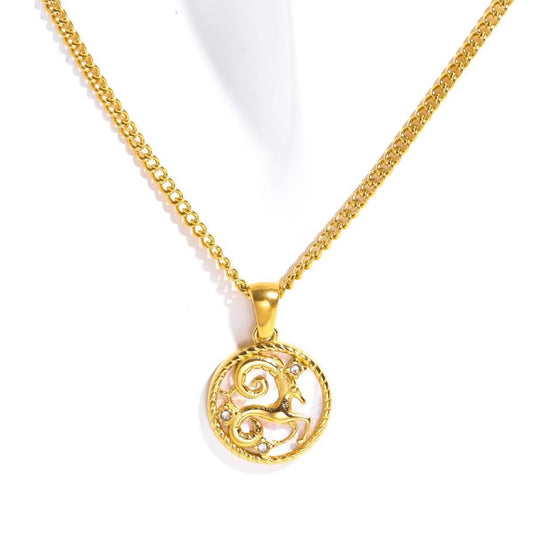 Emblem of Courage Aries Necklace