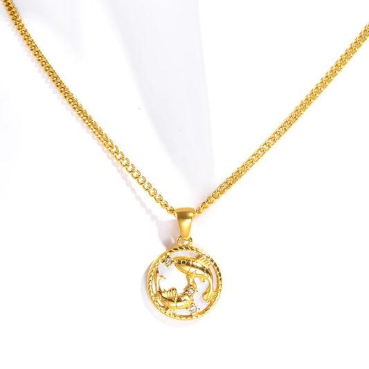 Ethereal Tide Pisces Necklace