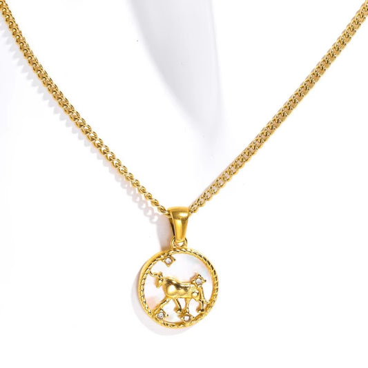 Rooted Strength Taurus Necklace